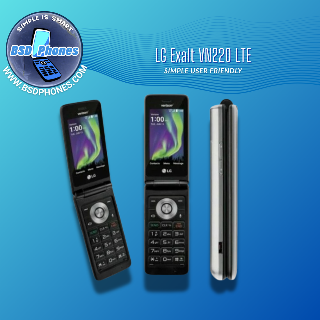 LG Exalt VN220 LTE 4G Verizon Flip