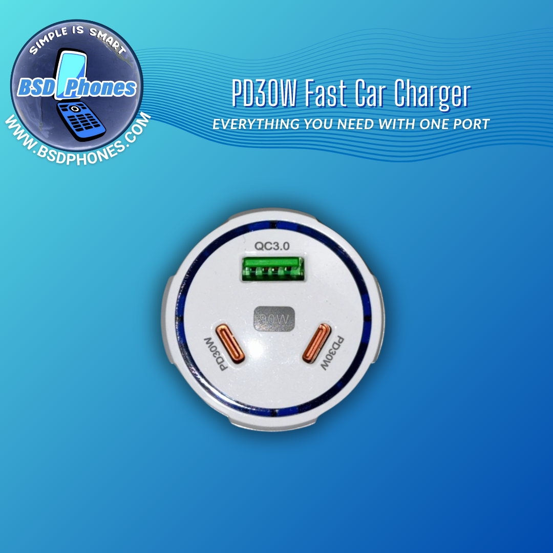 PD30W Fast Car Charger