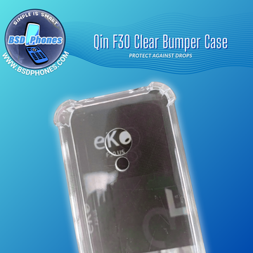 QIN CLEAR (Bumper Corners) Phone Case