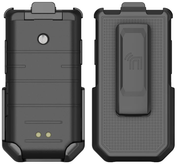 CAT S22 Flip Phone Black Rotating/Ratchet Belt Clip Holster Holder Case