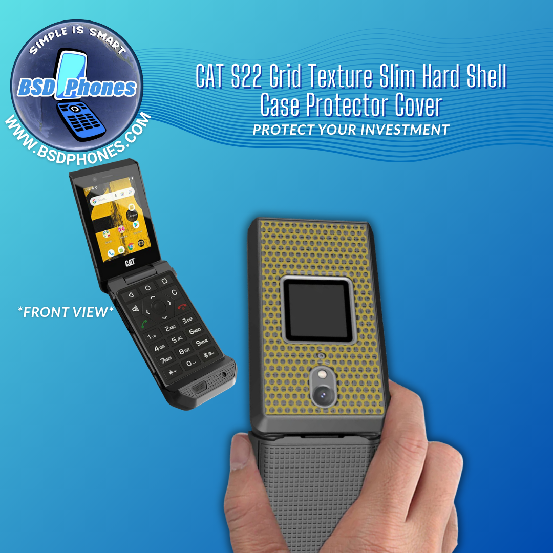 CAT S22 Grid Texture Slim Hard Shell Case Protector Cover (DIFFERENT C