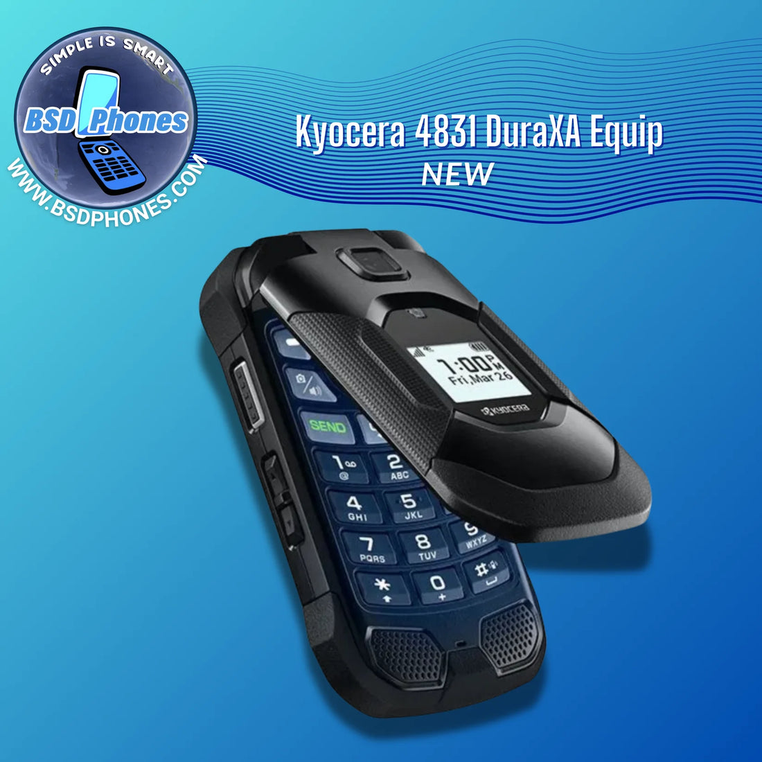 Talk Only Kyocera 4831 DuraXA Equip Unlocked all carriers