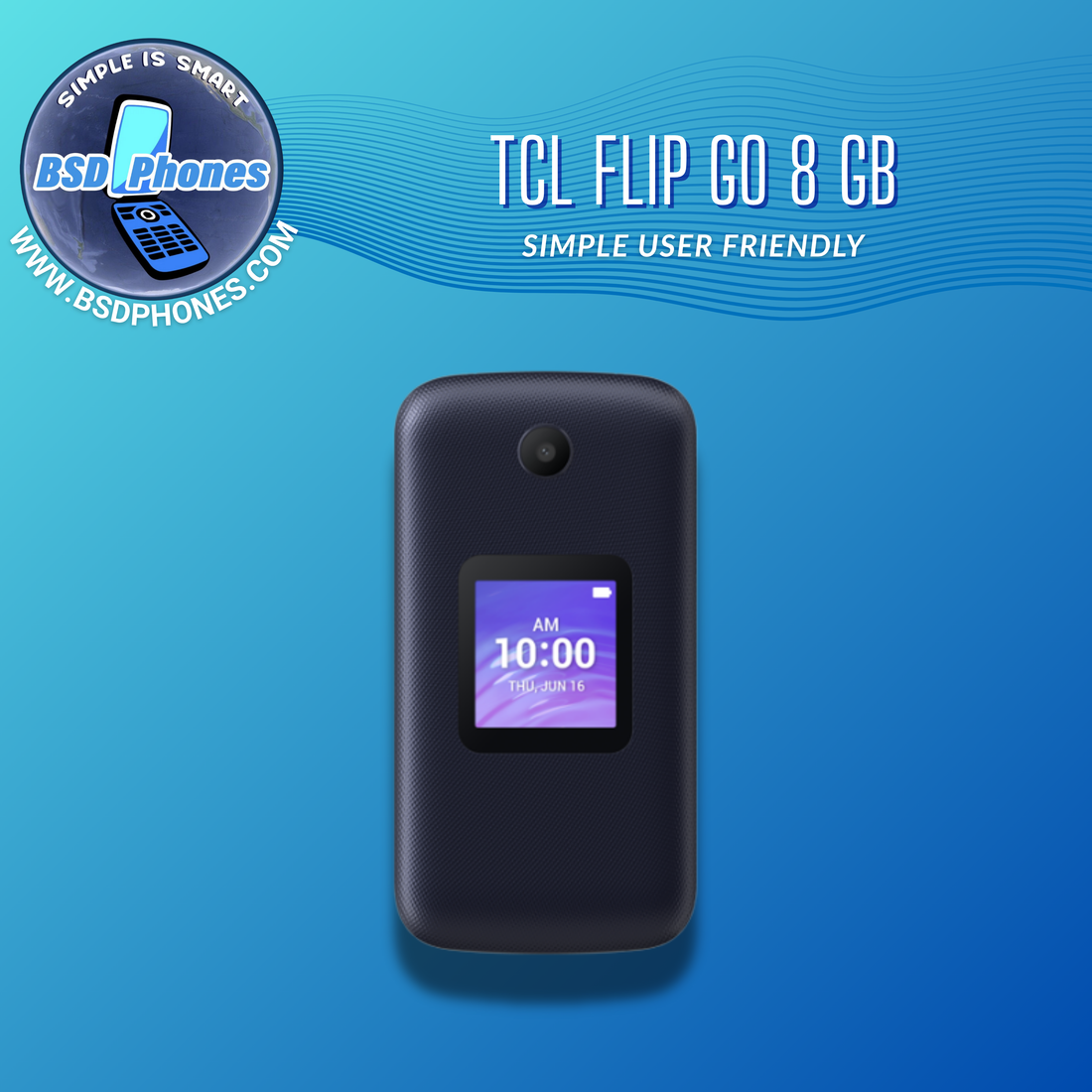 TCL 4058 Flip GO 8GB (UNLOCKED ALL CARRIERS) KOSHER FILTER choose your Filter or apps if need