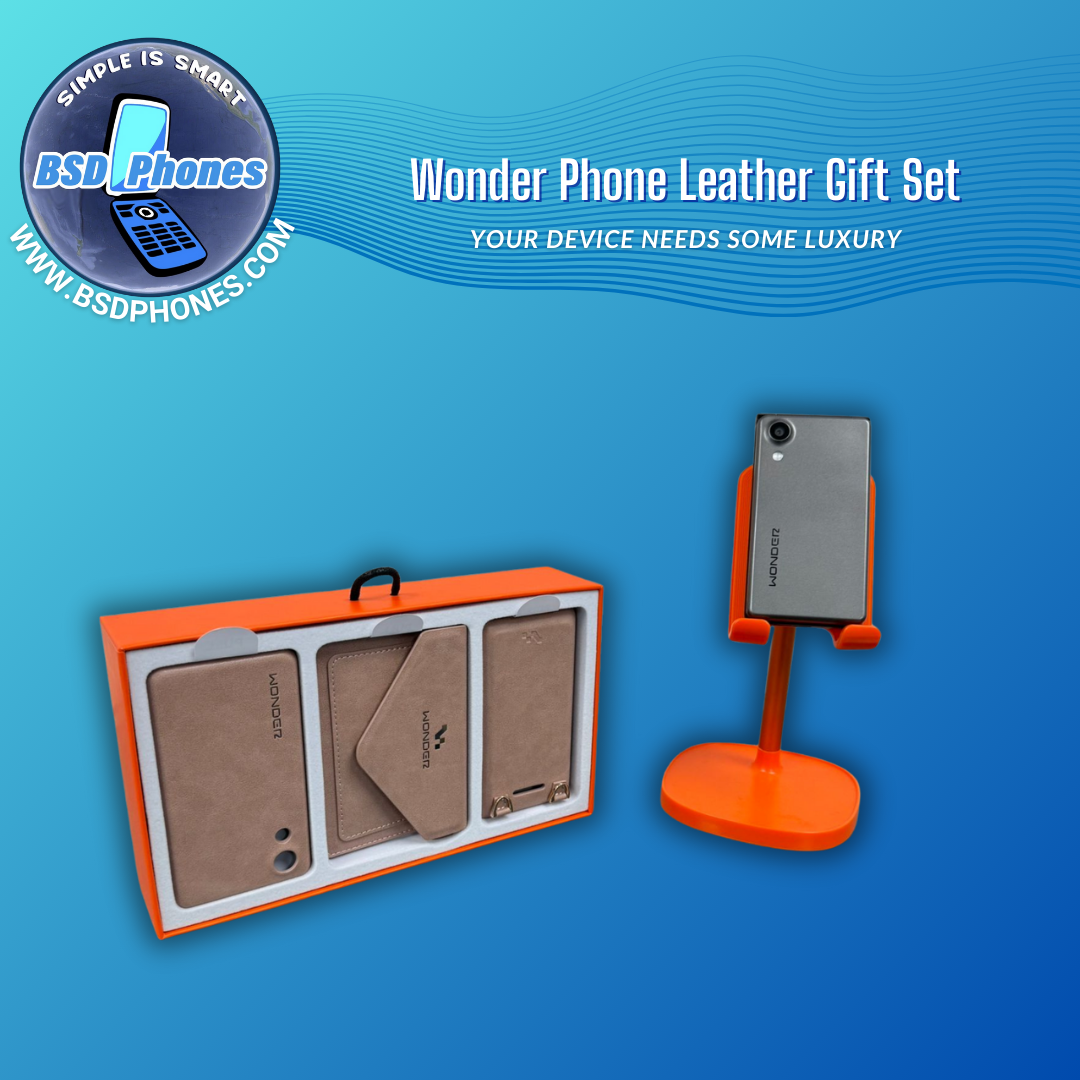 Wonder Phone Women's Premium Leather Gift Set