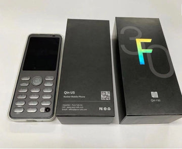 QIN F30: 4G VOLTE Unlocked, 64 GB, Android Auto: Talk +Text + apps NO email, NO Video.